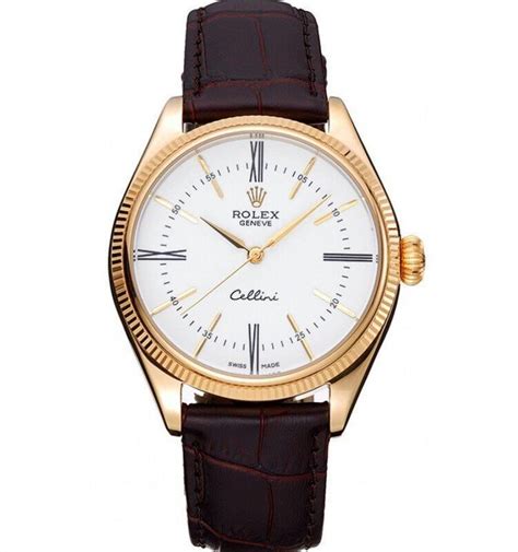 rolex c123|rolex cellini black strap.